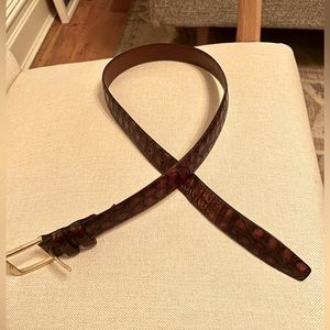 J Press men’s Italian leather belt